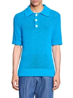 Knit Polo Shirt