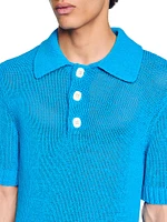 Knit Polo Shirt
