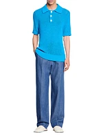 Knit Polo Shirt