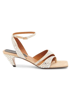 Spur 48MM Hotfix-Embellished Sandals