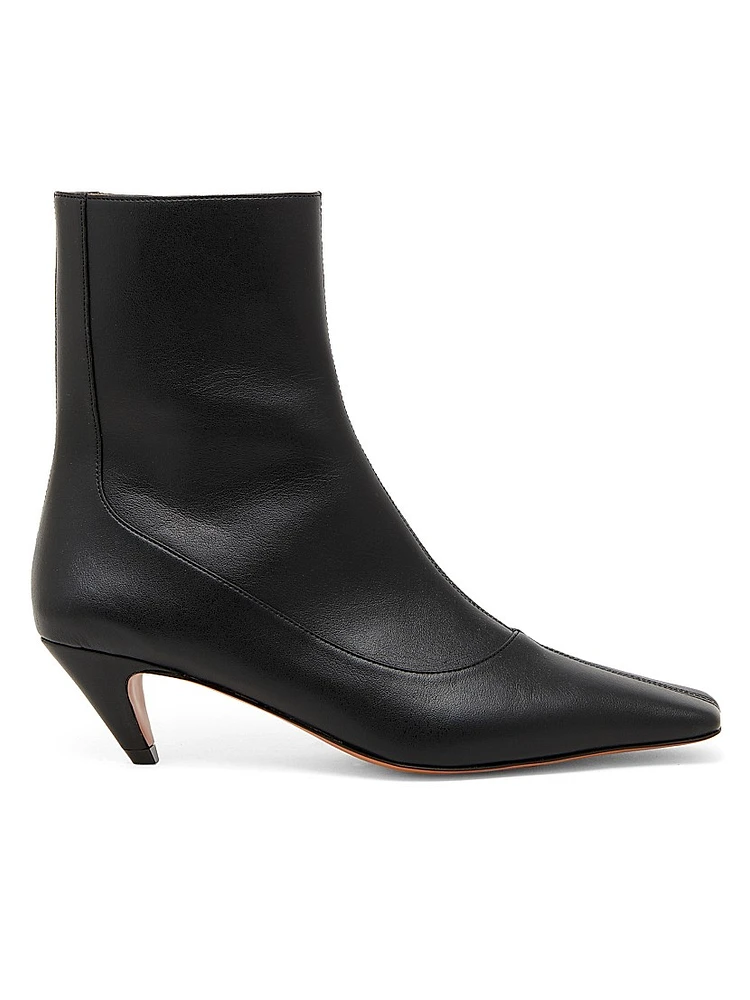 Spur 50MM Kitten Heel Ankle Boots