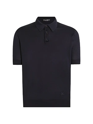 Silk Polo Shirt