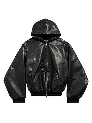 Lined Zip-Up Hoodie Large Fit
