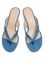 Rio Sleek 35MM Denim Sandals