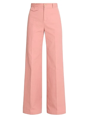 Woven Cotton Trousers