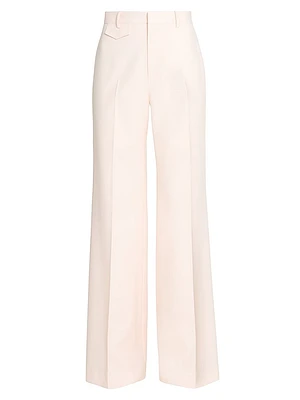 Woven Wool Trousers