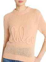 Logo Wool-Silk Sweater