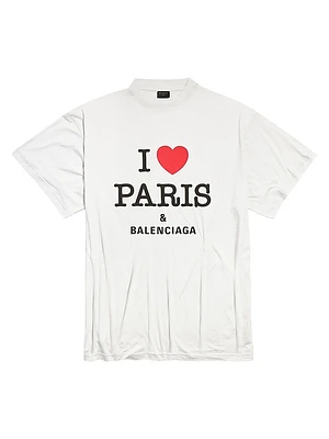 I Love Paris Oversized T-Shirt