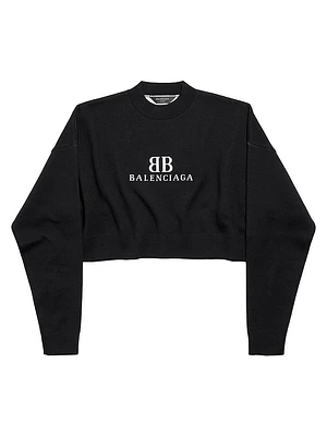 Cropped Crewneck T-Shirt
