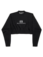 Cropped Crewneck T-Shirt
