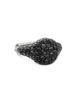 Chevron Pinky Ring 18K White Gold