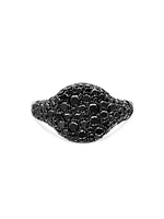 Chevron Pinky Ring 18K White Gold