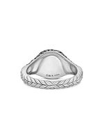 Chevron Pinky Ring 18K White Gold