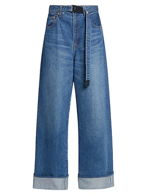 Levi's x Sacai Oversized Cuffed Jeans