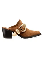 Maven 50MM Suede Block-Heel Mules