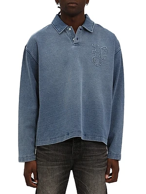 Fleece Crossback Polo Shirt