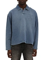 Fleece Crossback Polo Shirt