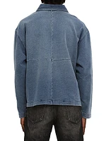 Fleece Crossback Polo Shirt