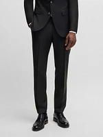 Slim-Fit Trousers Virgin Wool with Stretch
