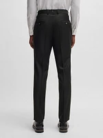 Slim-Fit Trousers Virgin Wool with Stretch