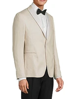 Metallic Linen Dinner Jacket