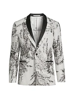 Floral Printed Dinner Jacket
