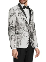 Floral Printed Dinner Jacket