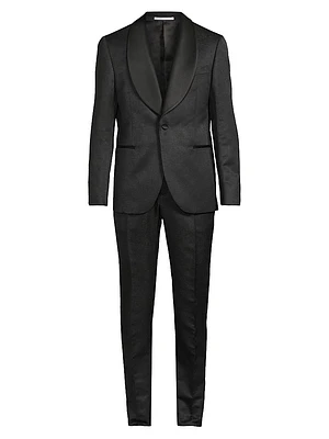 Shawl Lapel Tailored Wool Tuxedo