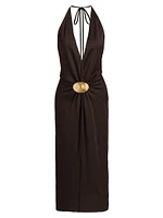 Celina Halter Midi-Dress