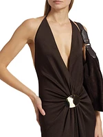 Celina Halter Midi-Dress
