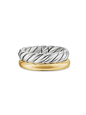 DY Mercer Two Row Ring Sterling Silver