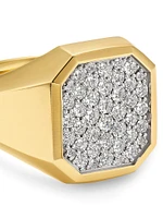 Streamline Signet Ring 18K Yellow Gold