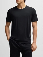 Stretch-Jersey Pajamas with Overlock Stitching
