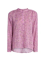 Maria Printed Cotton Top