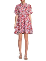 Vibeka Floral Cotton Minidress