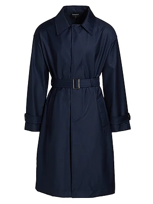 Wool Belted Trench Coat