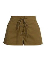 Leon Lace-Up Relaxed Shorts