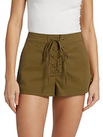 Leon Lace-Up Relaxed Shorts