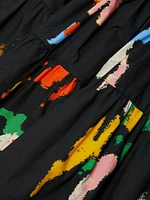 Jayden Printed Cotton Midi-Skirt