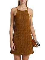 Mimi Cotton-Blend Knit Minidress