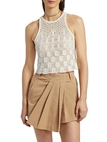 Rosa Crochet Sleeveless Top