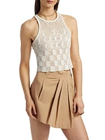 Rosa Crochet Sleeveless Top