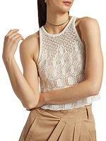 Rosa Crochet Sleeveless Top