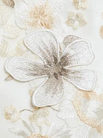 Daisy 3D Floral Embroidered Minidress