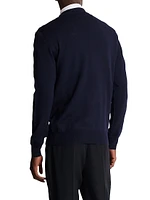 Big Stamp Knit Wool Sweater
