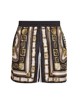 Foulard Printed Shorts