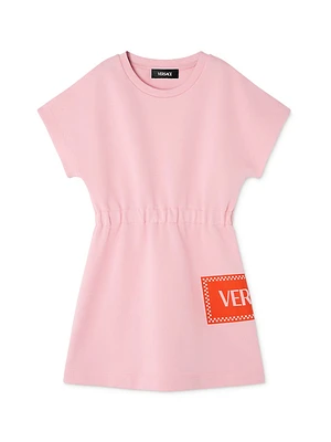 Little Girl's & 90s Vintage Logo Fleece Dress