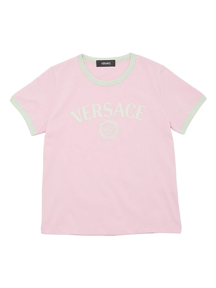 Little Girl's & Logo Cotton Jersey T-Shirt