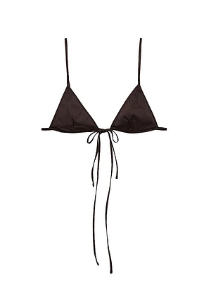 Stretch Poplin Bra Top