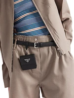 Saffiano Leather Belt